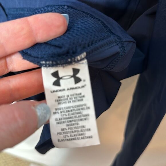 Under Armour Combine Full Zip Navy Track Jacket. Size 2 XL. - Picture 9 of 11